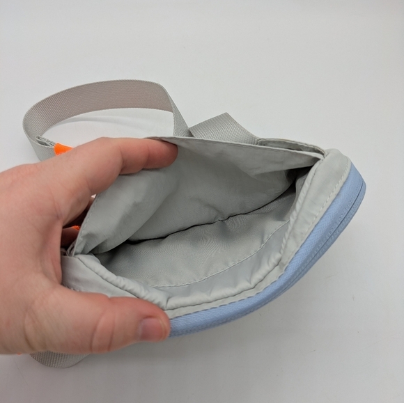 Lululemon Mini Belt Bag In Vapor Grey Blue Orange Adjustable Strap - Picture 7 of 11